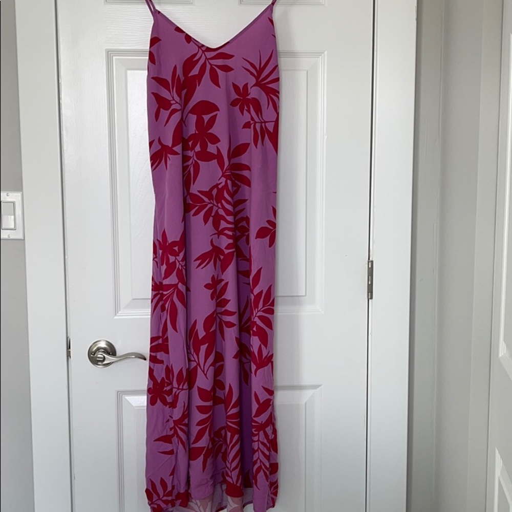 Long Dress - Pink Floral LARGE